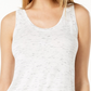 Blusa feminina Maison Jules com decote redondo, bege, cáqui, tamanho extragrande