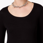 INC International Concepts Top feminino com bainha de lenço e blocos de cores, tamanho pequeno, preto