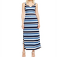 Vestido longo sem mangas feminino Michael Kors azul tamanho pequeno grande