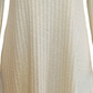 Vestido rodado escovado canelado Hacci feminino da Style &amp; Co, branco, tamanho pequeno