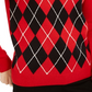 Suéter Argyle Feminino Charter Club Vermelho Tamanho Pequeno-Médio