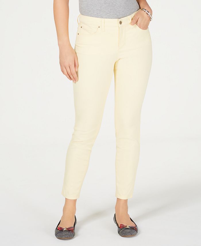 Calça jeans skinny feminina Charter Club Bristol, azul, tamanho 12