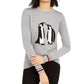 Suéter Tommy Hilfiger Penguin Feminino Cinza Tamanho P