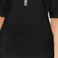 Karen Scott Top Henley Feminino com Acabamento Vichy Preto Tamanho P