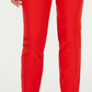 Calça feminina Chelsea Tummy Control Skinny Leg Tornozelo Charter Club Vermelha Tamanho 4