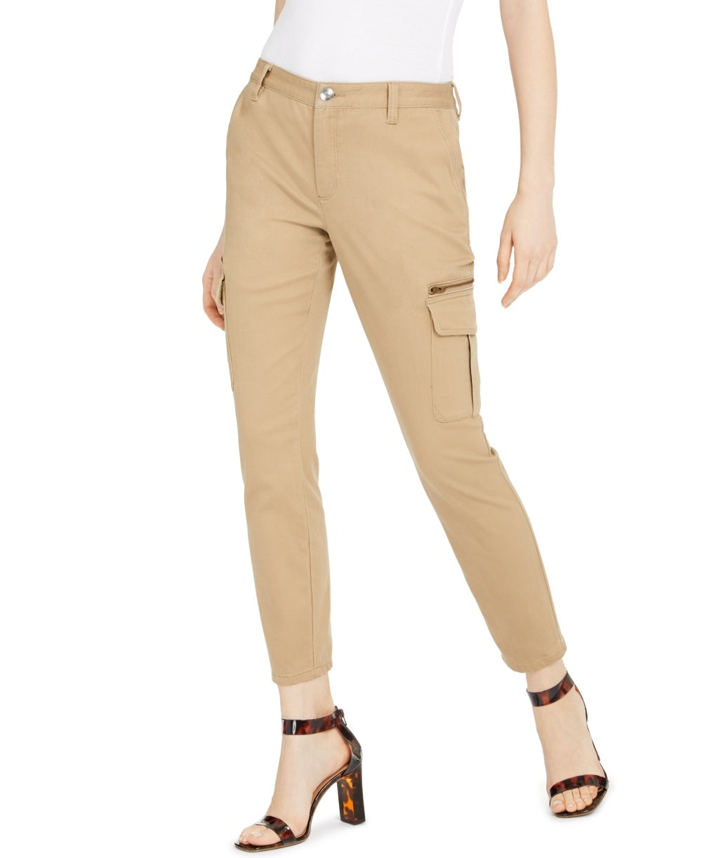 Calça skinny feminina INC International Concepts, marrom, tamanho 12, pequena