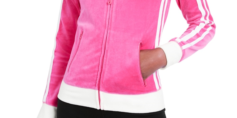 Jaqueta Juicy Couture Heritage Logo Feminina Rosa Tamanho X-G