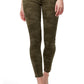 Calça jeans skinny feminina Sanctuary, cintura alta, verde, tamanho 25