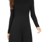 Vestido suéter canelado feminino Style &amp; Co, preto, tamanho PL