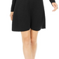 Vestido suéter canelado feminino Style &amp; Co, preto, tamanho PL