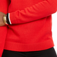 Suéter feminino Charter Club Petite Fair-Isle com gola redonda, tamanho médio, vermelho, tamanho P