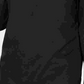 Blusa feminina Karen Scott de manga comprida mesclada e gola alta, tamanho preto, tamanho pequeno