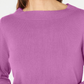 Karen Scott Suéter Feminino Gola Alta Roxo Tamanho Pequeno Médio
