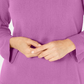 Karen Scott Suéter Feminino Gola Alta Roxo Tamanho Pequeno Médio