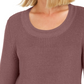 Suéter feminino Petite com pontos mistos Style &amp; Co, roxo, tamanho PP