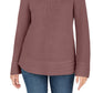 Suéter feminino Petite com pontos mistos Style &amp; Co, roxo, tamanho PP