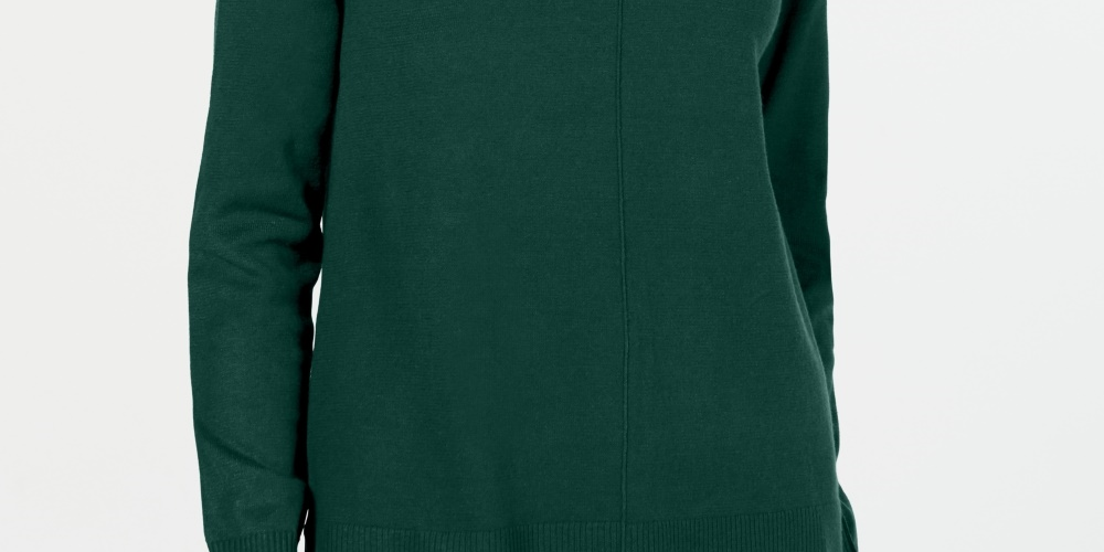 Karen Scott Suéter Feminino Gola V Verde Tamanho Grande