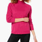 Karen Scott Suéter Feminino Gola Alta Rosa Tamanho P