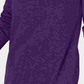 Karen Scott Suéter Feminino Gola Redonda Manga Longa Roxo Tamanho XS