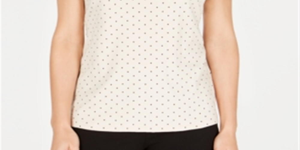 Camiseta feminina Karen Scott com decote redondo, marrom, tamanho extragrande