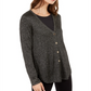 Cardigan Alfani Feminino Metálico Preto Tamanho Pequeno