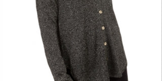 Cardigan Alfani Feminino Metálico Preto Tamanho Pequeno