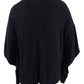 Alfani Plus Knit Cape Poncho Top Preto Tamanho 0X