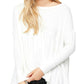 Camiseta feminina Forever Your Drape da Free People, branca, tamanho X-G