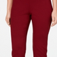 Calça Ponte Feminina Cambridge Pull On Charter Club Vermelha Tamanho 8