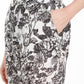 Calça Capri Feminina Charter Club Estampa Floral Branca Tamanho X-G
