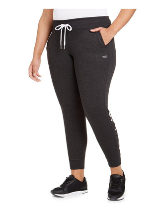 Calça jogger feminina Calvin Klein Plus Fitness - Cinza, tamanho 3X