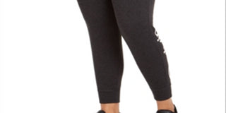 Calça jogger feminina Calvin Klein Plus Fitness - Cinza, tamanho 3X