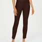 Calça feminina Charter Club Solid Wear para trabalho, marrom, tamanho 16