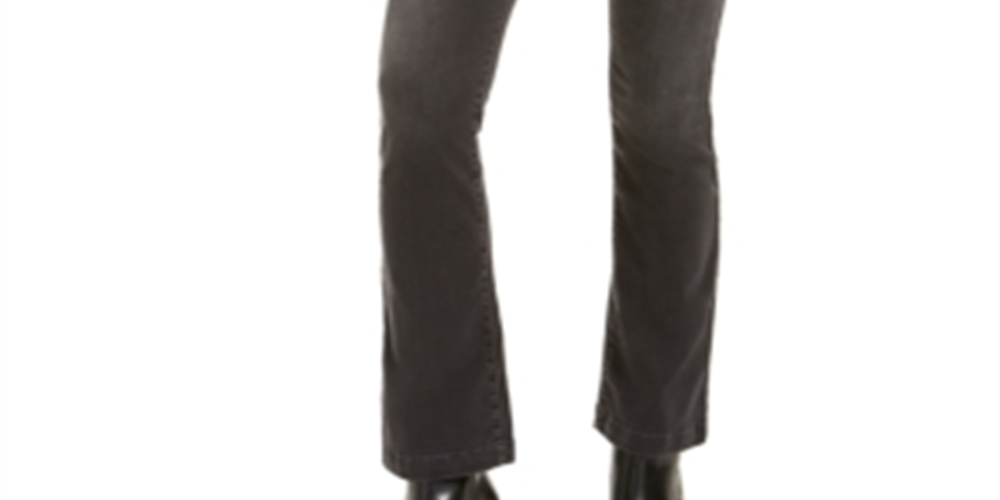 Calça jeans feminina Finity Bootcut da INC International Concepts, preta, tamanho 6