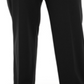 Calça feminina plus size com controle de barriga e curvas JM Collection, preta, tamanho pequeno