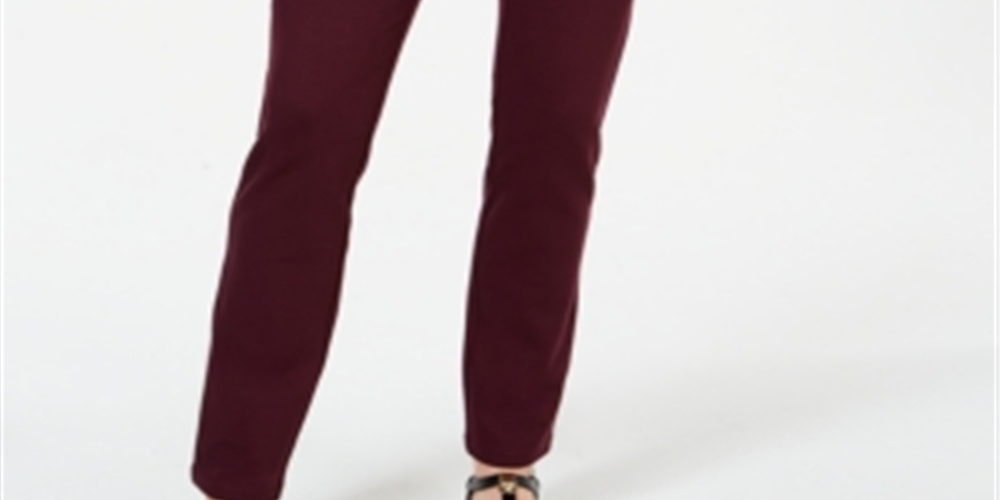 Calça Slim Feminina Style &amp; Co Roxa Tamanho 6