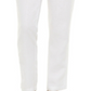 Calça de linho feminina Tommy Hilfiger, branca, tamanho XS