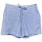 Shorts femininos Charter Club azul tamanho extragrande