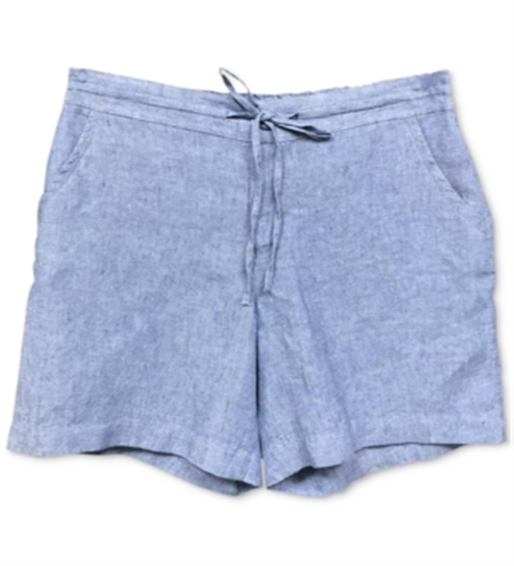 Shorts femininos Charter Club azul tamanho extragrande