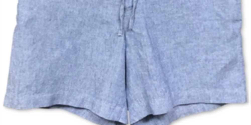 Shorts femininos Charter Club azul tamanho extragrande