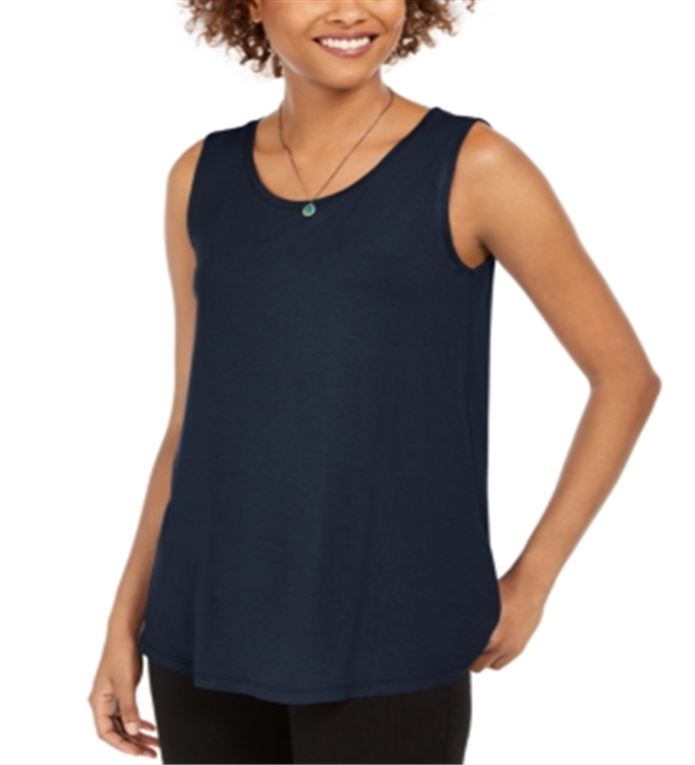 Regata feminina estilo swing fit azul tamanho extragrande