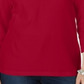 Blusa feminina Karen Scott manga três quartos vermelha tamanho X-S