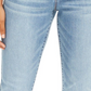 Calça jeans feminina curta com bainha dupla e perna reta da INC International Concepts, azul, tamanho 16