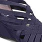 Sandálias femininas Bandolino Gillmiro com tiras casuais e bico aberto, tamanho 9,5 M, azul
