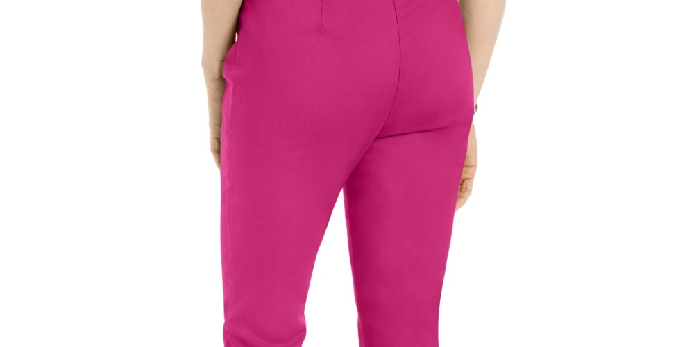 Calça curta feminina Charter Club Petite Stretch Twill rosa escuro tamanho 2 P