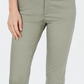 Calça jeans feminina Charter Club Petite Lexington com perna reta, verde, tamanho 4 P
