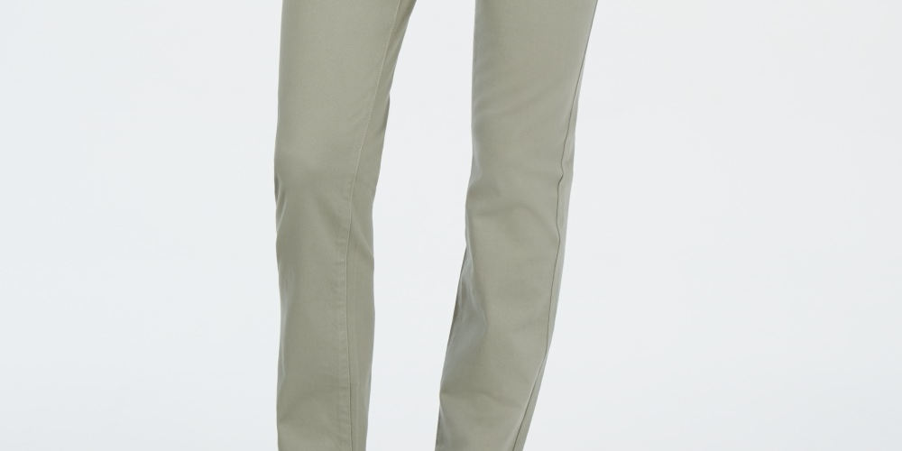 Calça jeans feminina Charter Club Petite Lexington com perna reta, verde, tamanho 4 P