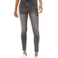 Calça jeans skinny de cintura alta Tinseltown Juniors, preta, tamanho 0