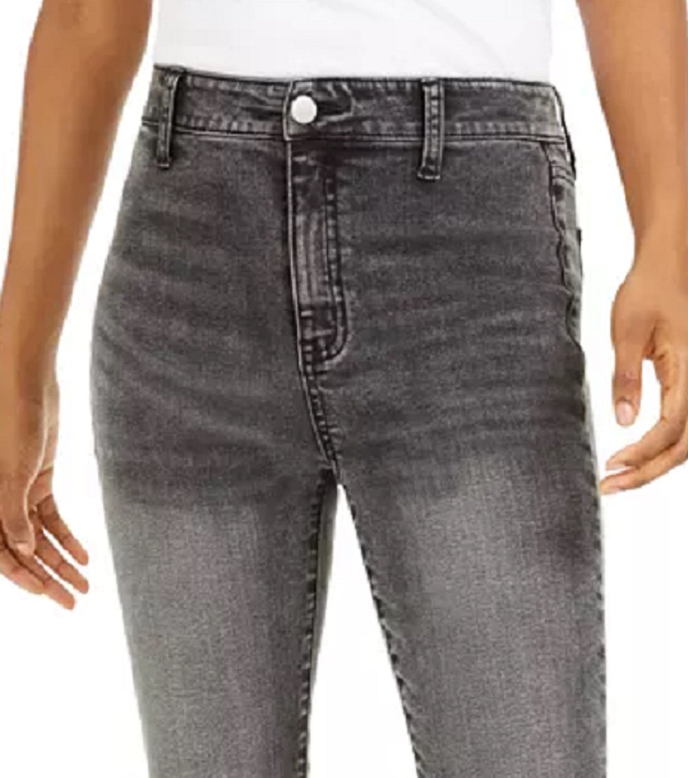 Calça jeans skinny de cintura alta Tinseltown Juniors, preta, tamanho 0