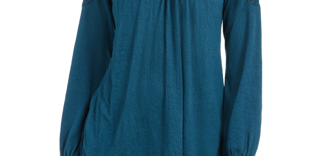 Top de renda feminino Style &amp; Co, verde, tamanho PP